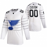 Blues Customized White 2020 NHL All-Star Game Adidas Jersey,baseball caps,new era cap wholesale,wholesale hats